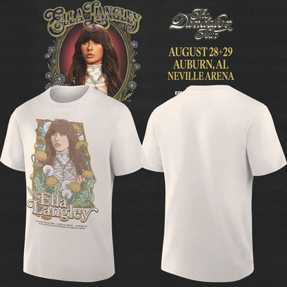 3. Auburn Tigers x Ella Langley – The Dandelion Tour 2026 Neville Arena Tee