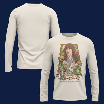 4. Auburn Tigers x Ella Langley – The Dandelion Tour 2026 Neville Arena Long Tee