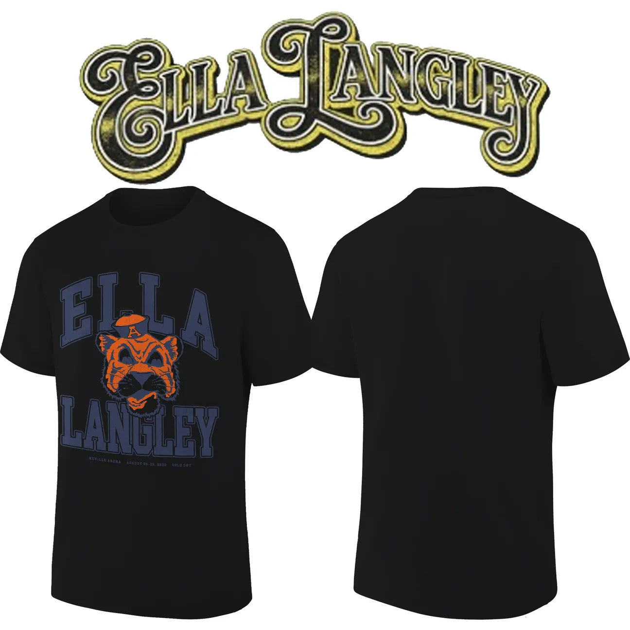 6. Auburn Tigers x Ella Langley – The Dandelion Tour 2026 Neville Arena Tee