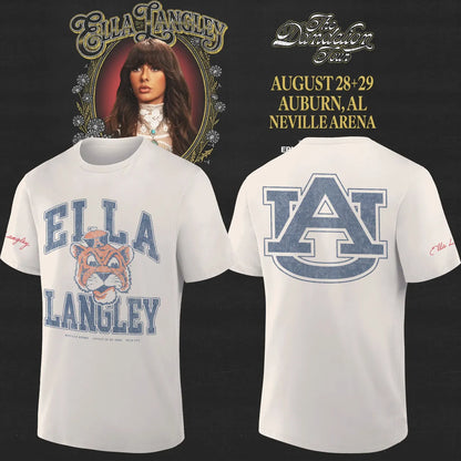 14. Auburn Tigers x Ella Langley – The Dandelion Tour 2026 Neville Arena Tee