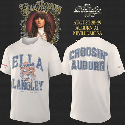 15. Auburn Tigers x Ella Langley – The Dandelion Tour 2026 Neville Arena Tee