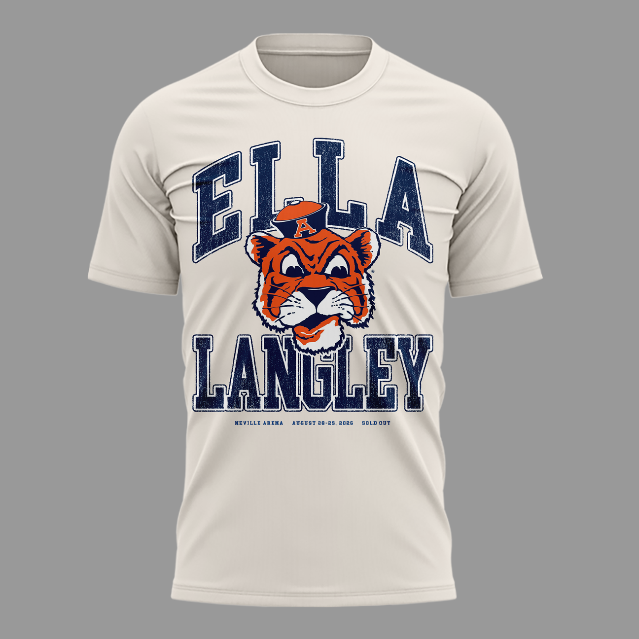 03.Auburn Tigers x Ella Langley-The Dandelion Tour 2026 T-shirt