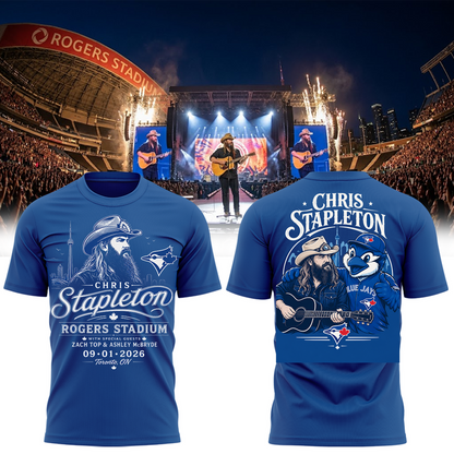 Chris Stapleton Rogers Stadium Toronto 2026 Concert T-Shirt