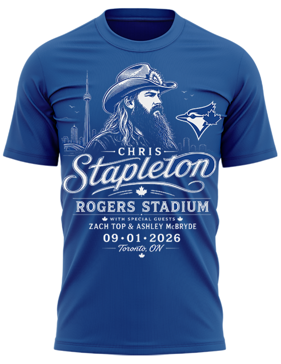 Chris Stapleton Rogers Stadium Toronto 2026 Concert T-Shirt