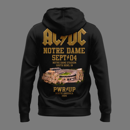 01.03. Hoodie AC/DC Exclusive South Bend Event - Power Up Tour 2026 Hoodie