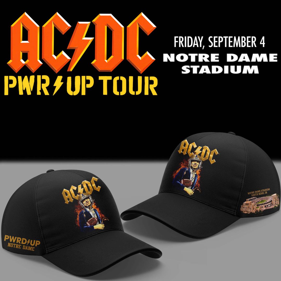 001. AC/DC Exclusive South Bend Event Shirt - Power Up Tour 2026 T-Shirt
