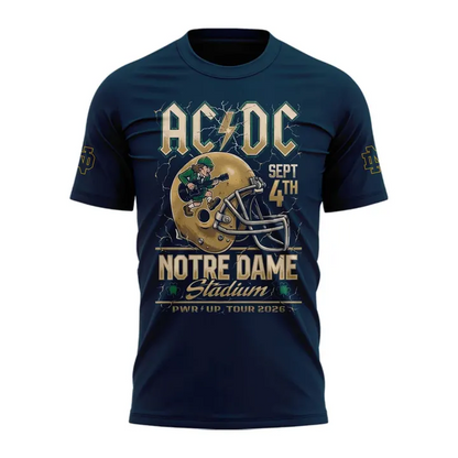 01.00. AC/DC Live From Notre Dame Stadium - Power Up Tour 2026 T-Shirt