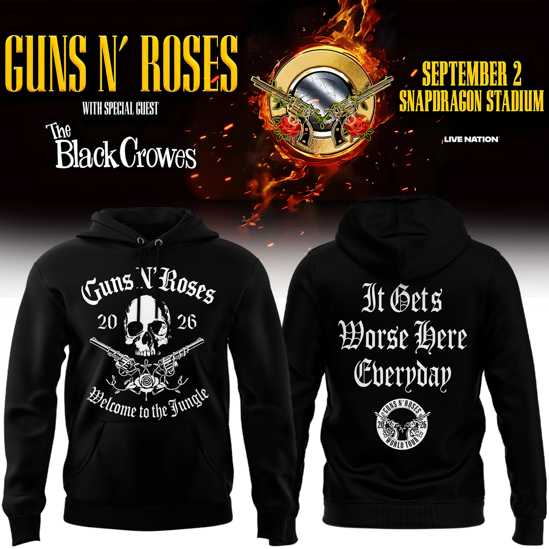 Limited Edition Guns N' Roses Hoodie 2026