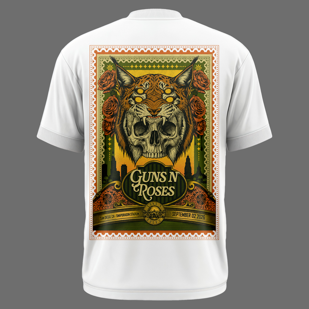 Exclusive Version Guns N' Roses San Diego 2026 Tshirt