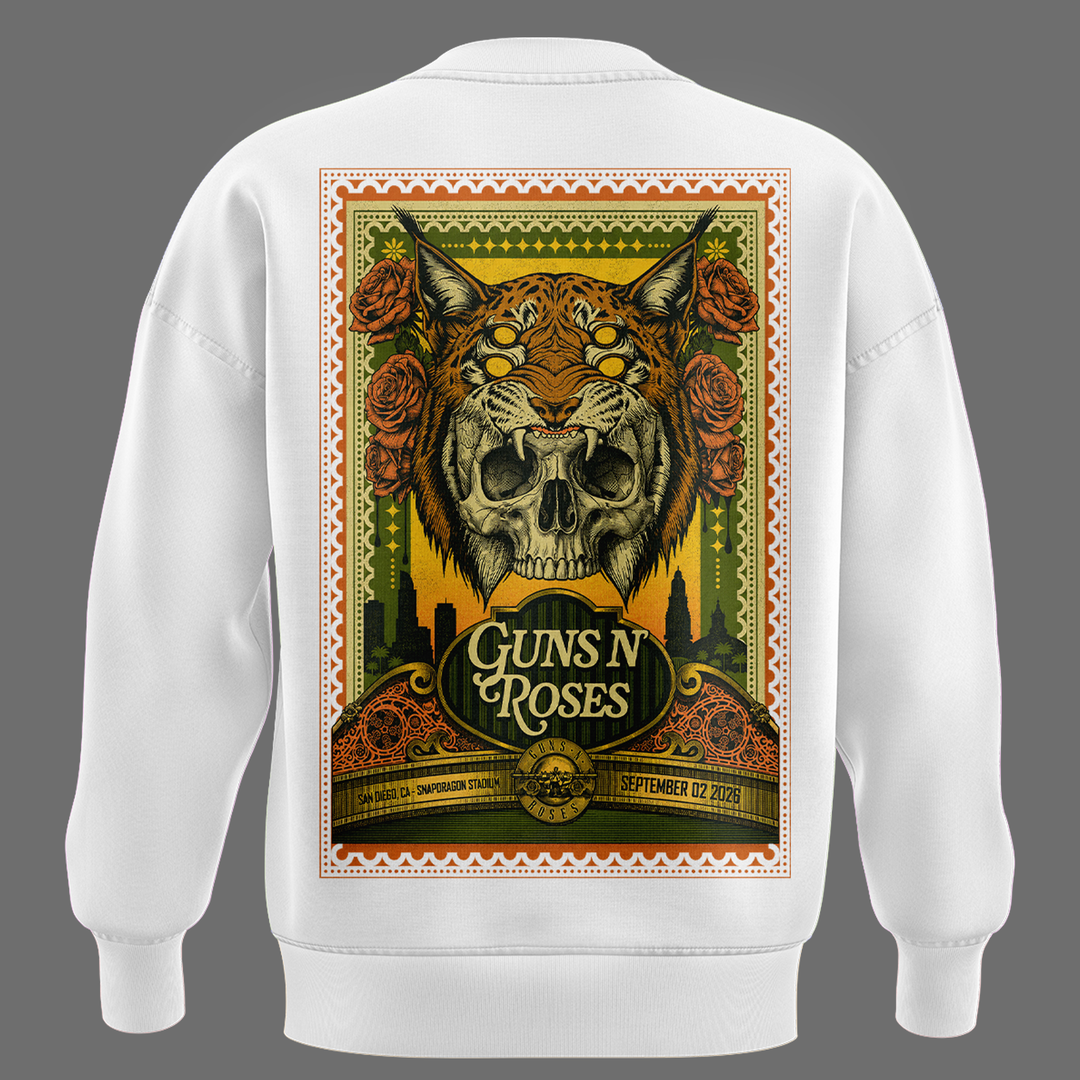 Exclusive Version Guns N' Roses San Diego 2026 Sweatshirt