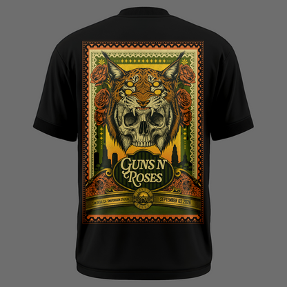 Exclusive Version Guns N' Roses San Diego 2026 Black Tshirt