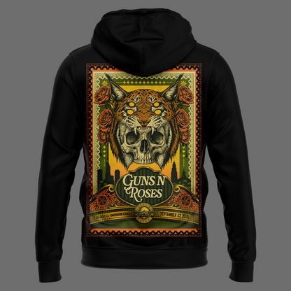 Exclusive Version Guns N' Roses San Diego 2026 Black Hoodie