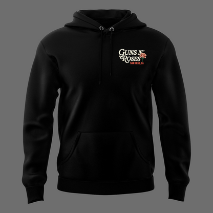 Exclusive Version Guns N' Roses San Diego 2026 Black Hoodie