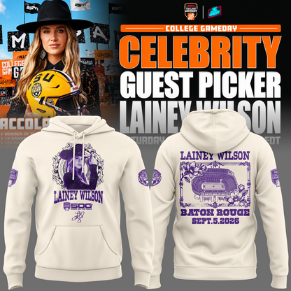 Limited Edition Lainey Wilson College GameDay Hoodie 2026
