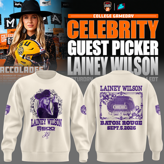 Limited Edition Lainey Wilson College GameDay Sweat 2026