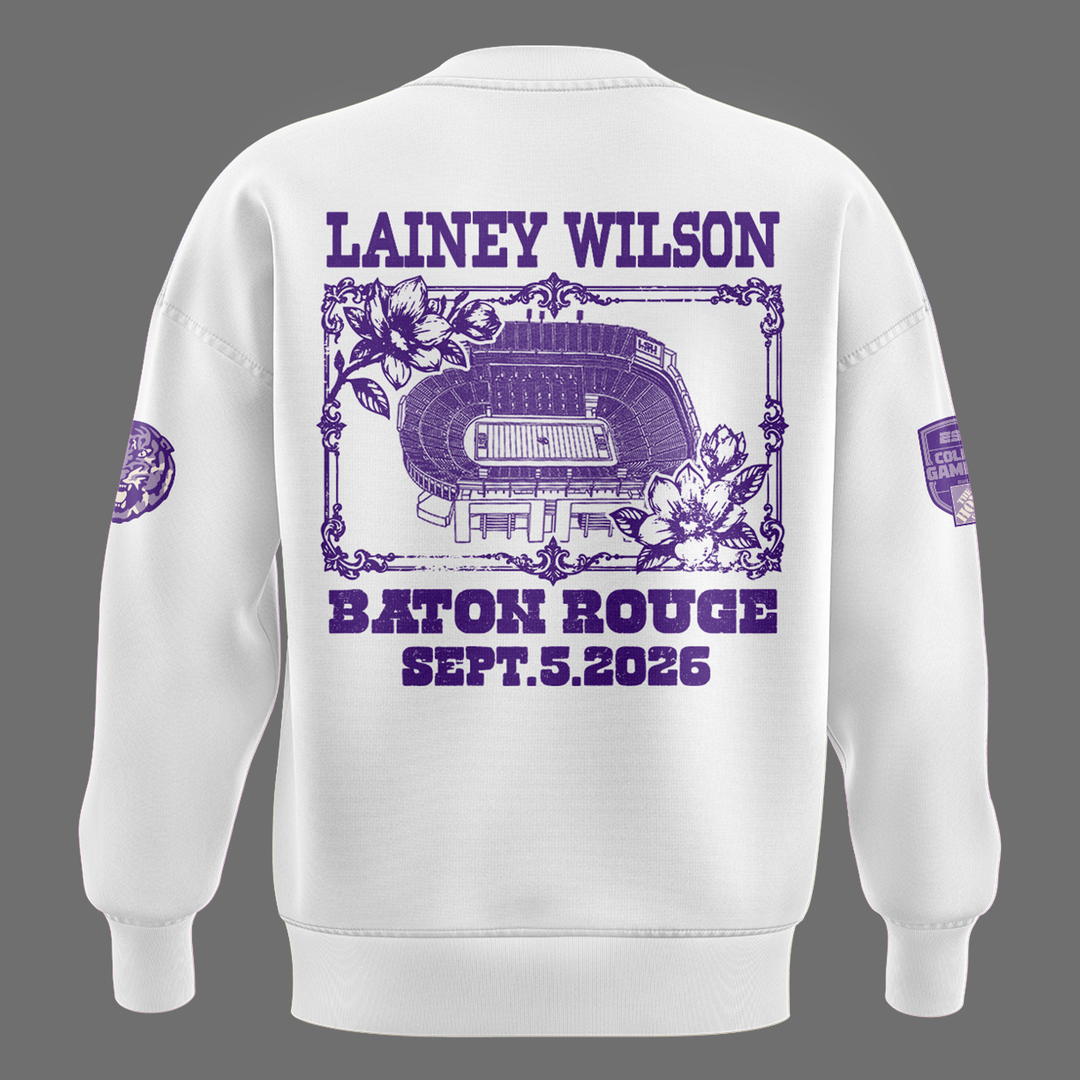 Limited Edition Lainey Wilson College GameDay White Sweat 2026