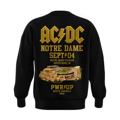 AC/DC PWR UP Tour – Notre Dame 2026 Sweatshirt