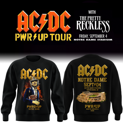 AC/DC PWR UP Tour – Notre Dame 2026 Sweatshirt