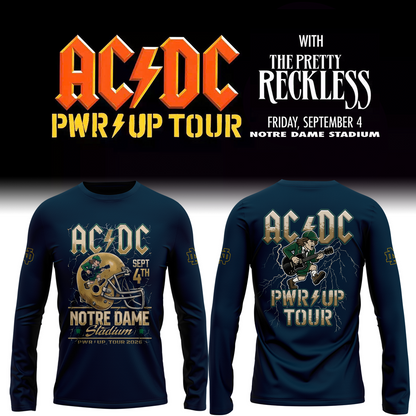 02 AC/DC PWR UP Tour – Notre Dame 2026 Long Sleeve Shirt