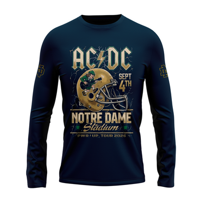 02 AC/DC PWR UP Tour – Notre Dame 2026 Long Sleeve Shirt