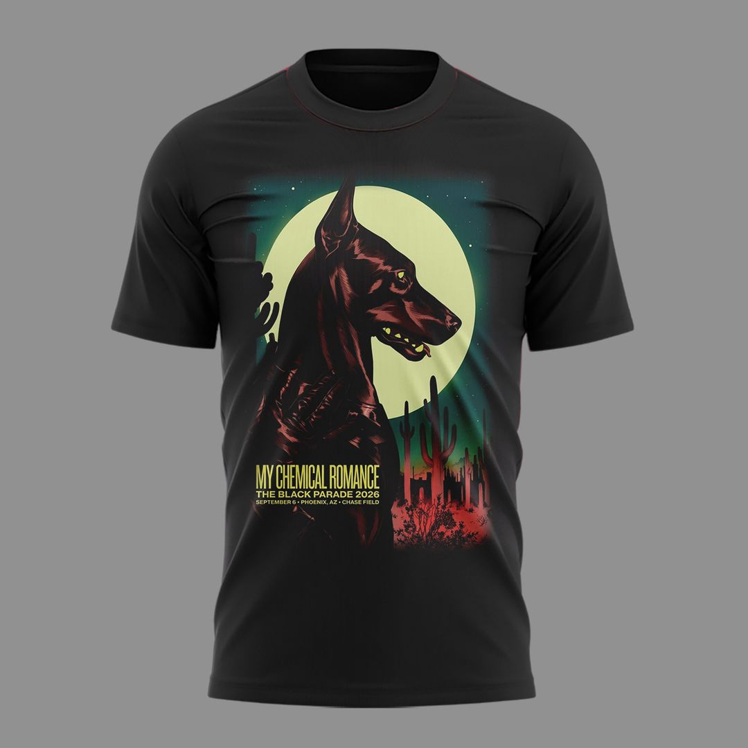 01. My Chemical Romance Exclusive Phoenix Event Shirt - The Black Parade 2026 T-Shirt