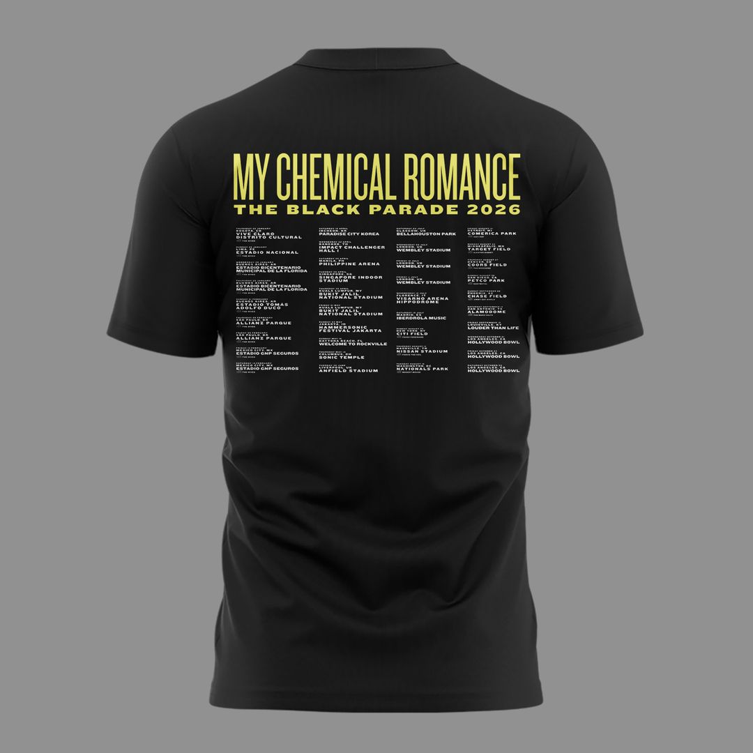01. My Chemical Romance Exclusive Phoenix Event Shirt - The Black Parade 2026 T-Shirt