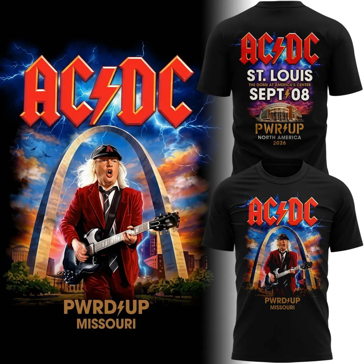 PWR UP Tour – St. Louis 2026 T-Shirt