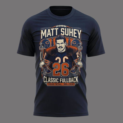 006. Limited Edition Matt Suhey - Chicago Bears Always and Forever - Thank You For Your Memories T-Shirt