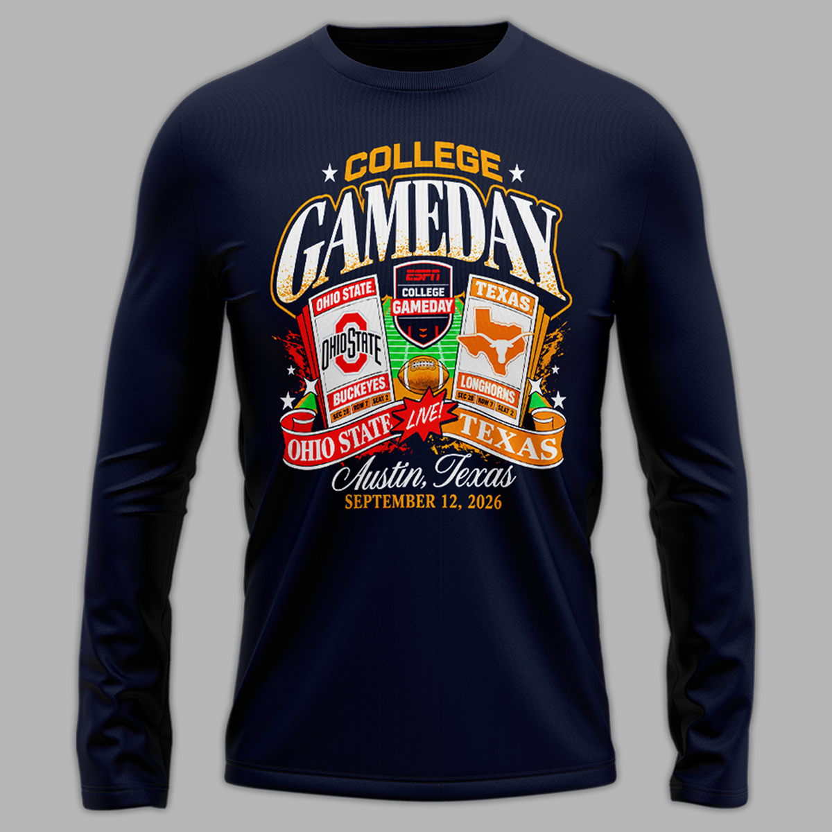College GameDay 2026 Long Sleeve Shirt
