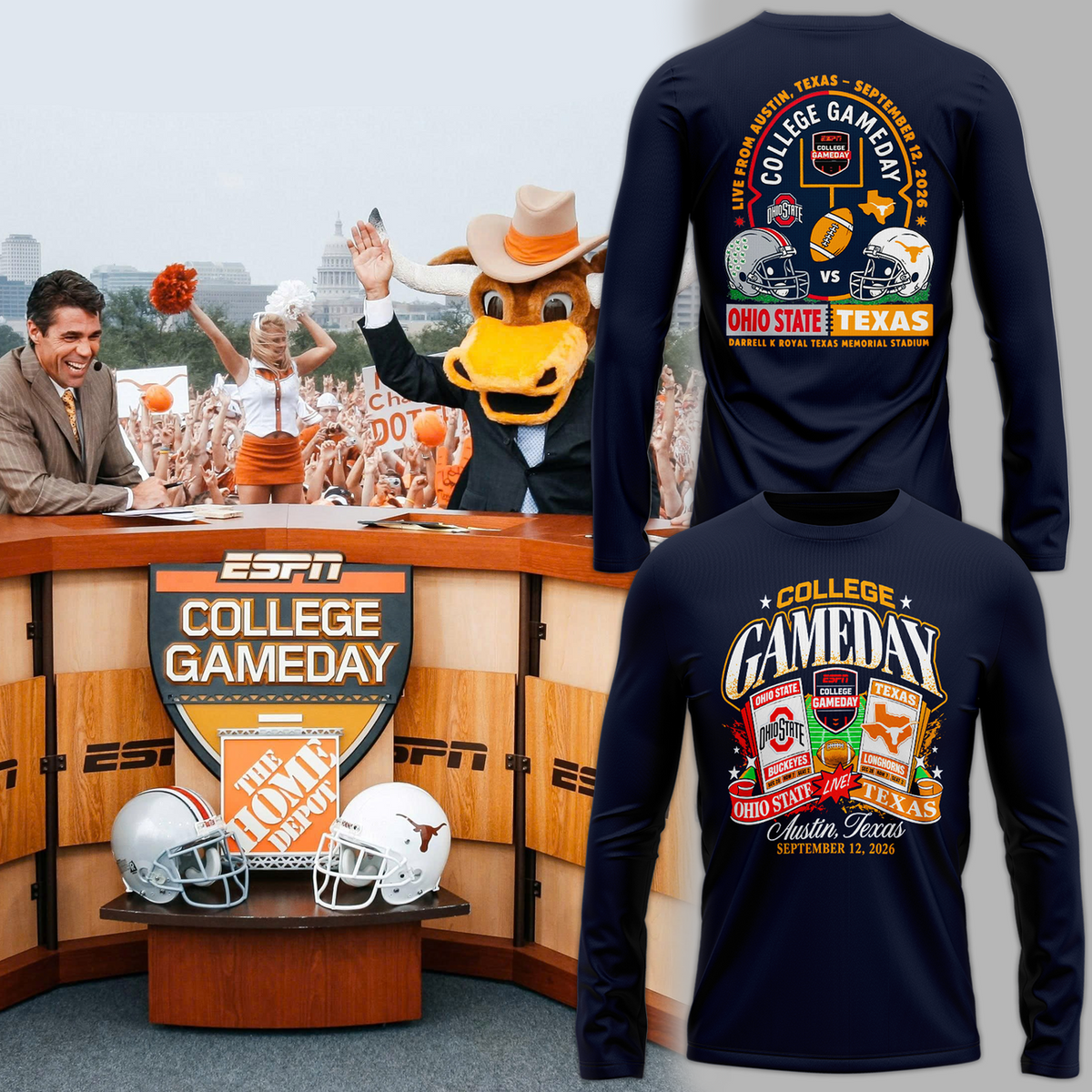 College GameDay 2026 Long Sleeve Shirt