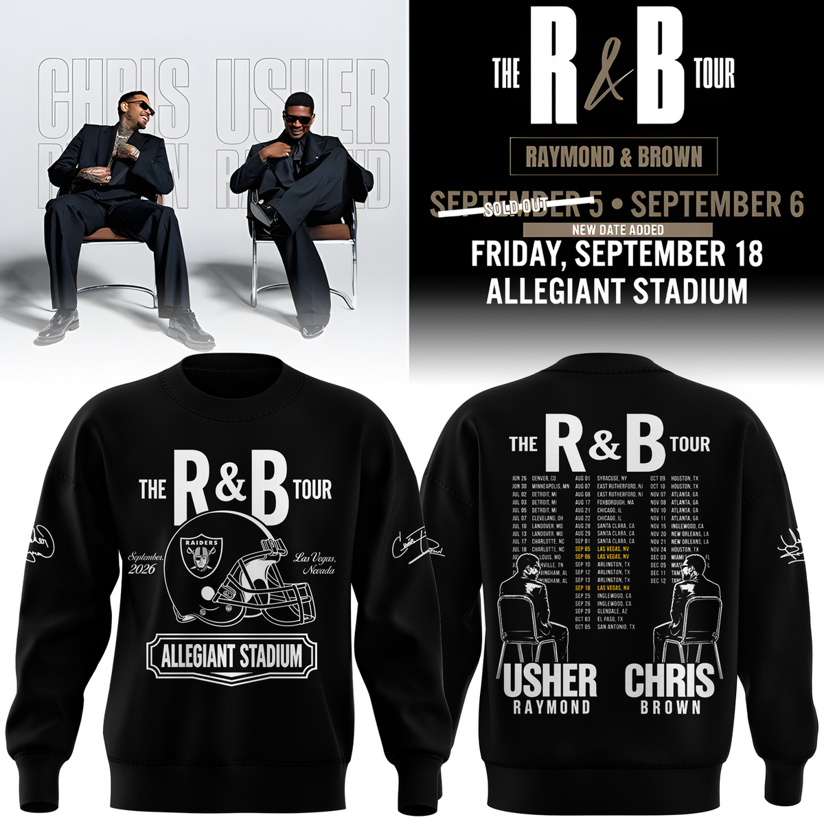 Limited Edition The R&B Tour Sweat 2026