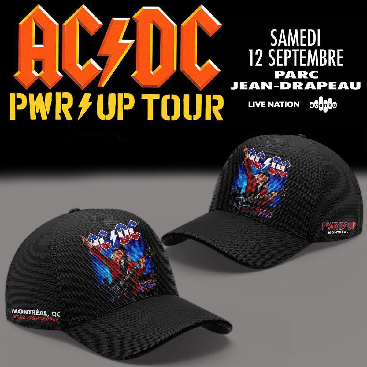 Exclusive Montreal Event Shirt - Power Up Tour 2026 T-Shirt