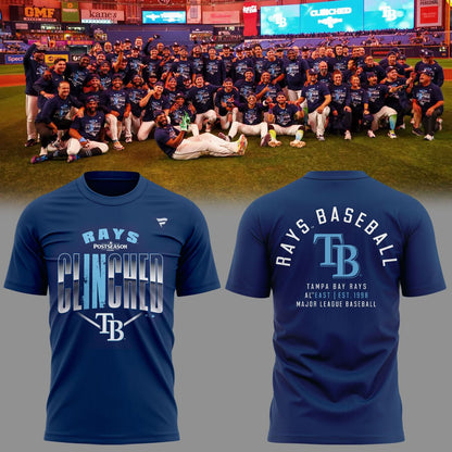 Tampa Bay Rays Shop 2026 Postseason Clinched – Tshirt