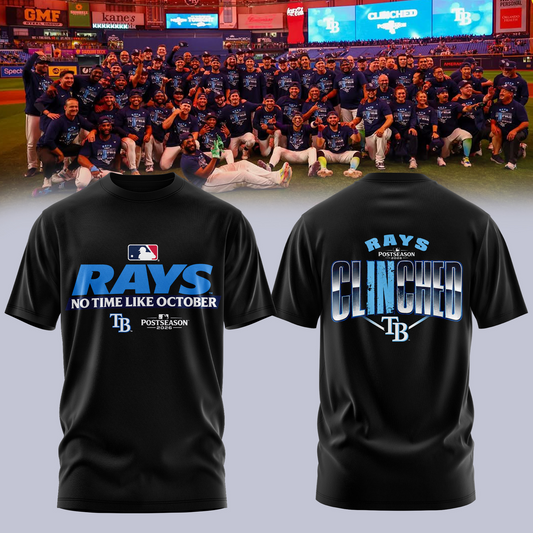 Tampa Bay Rays Shop 2026 Postseason Clinched – Tshirt