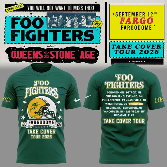 Take Cover Tour 2026 - Fargo, ND T-shirt