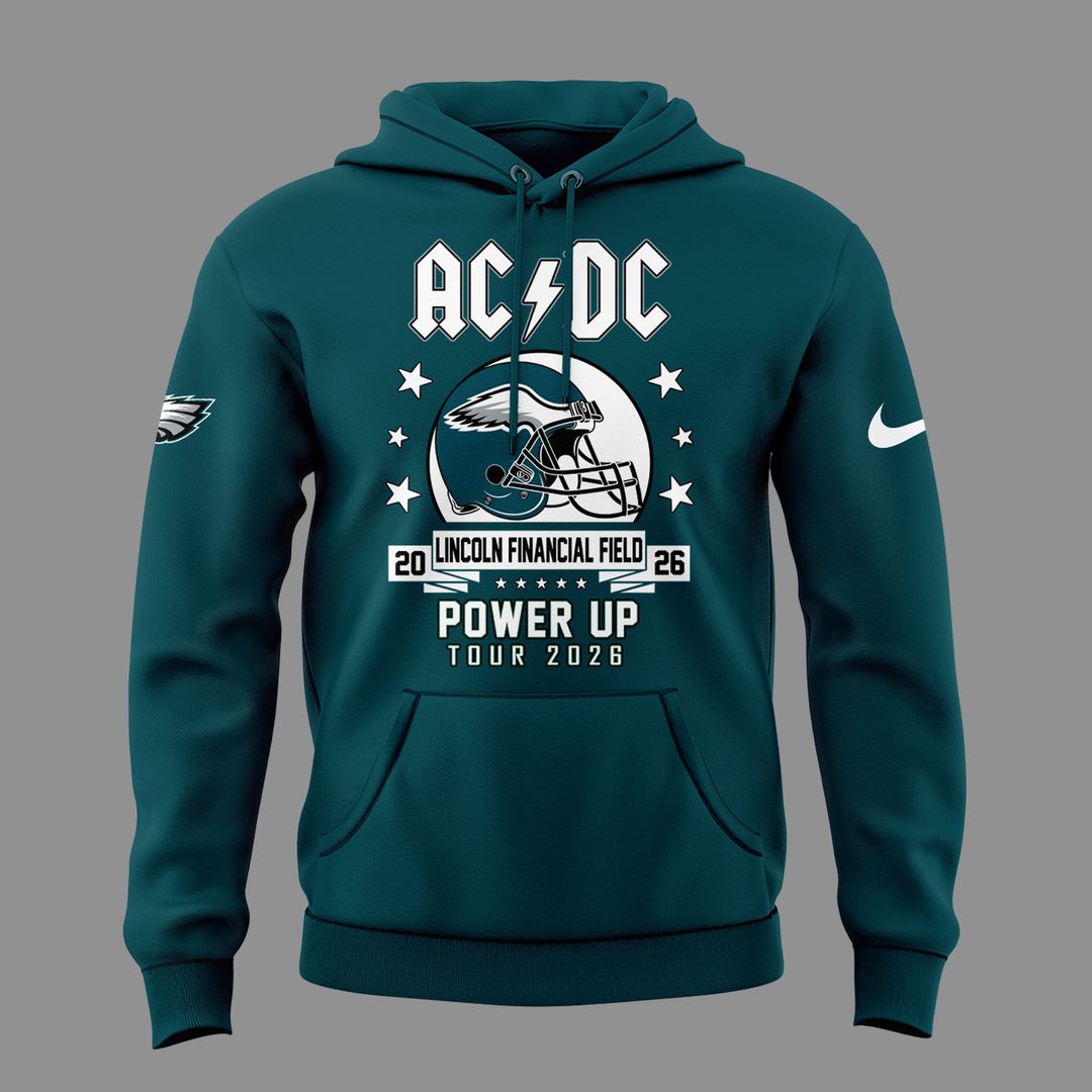 01.06. AC/DC x Philadelphia Eagles - POWER UP TOUR 2026 Hoodie