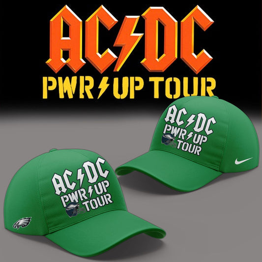 01.19. Green Cap AC/DC x Philadelphia Eagles - POWER UP TOUR 2026 Cap