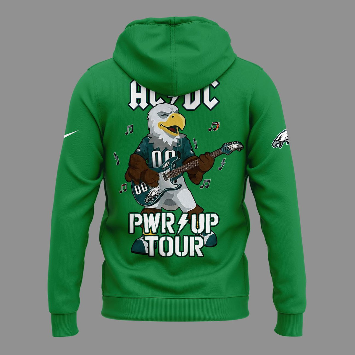 01.06. Limited Edition AC/DC x Philadelphia Eagles - POWER UP TOUR 2026 Hoodie