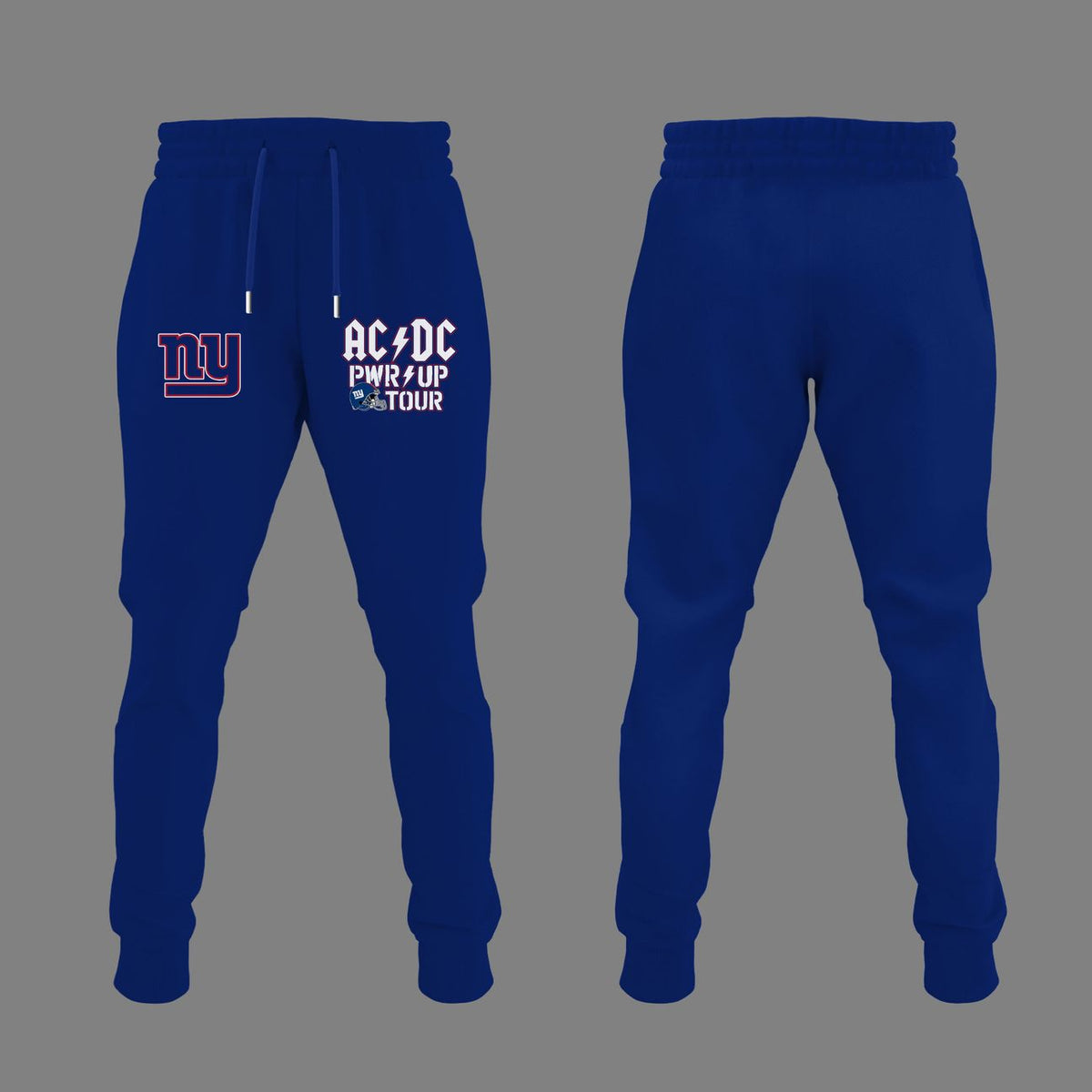 01. Blue Shirt AC/DC x New York Giants - POWER UP TOUR 2026 T-Shirt