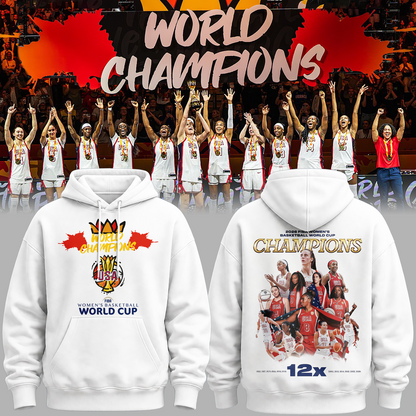 USA Basketball 2026 FIBA WOMEN’S WORLD CUP CHAMPIONS Hoodie