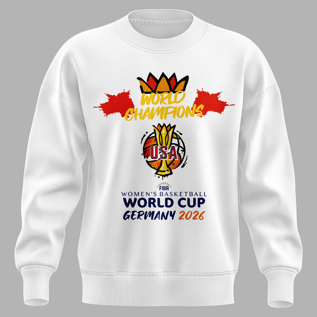 USA Basketball 2026 FIBA WOMEN’S WORLD CUP CHAMPIONS SWEATSHIRT