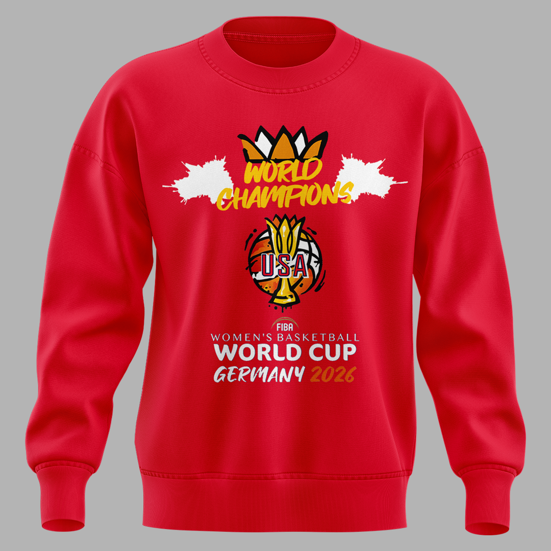 01.USA Basketball 2026 FIBA WOMEN’S WORLD CUP CHAMPIONS SWEATSHIRT