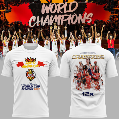 USA Basketball 2026 FIBA WOMEN’S WORLD CUP CHAMPIONS T-shirt