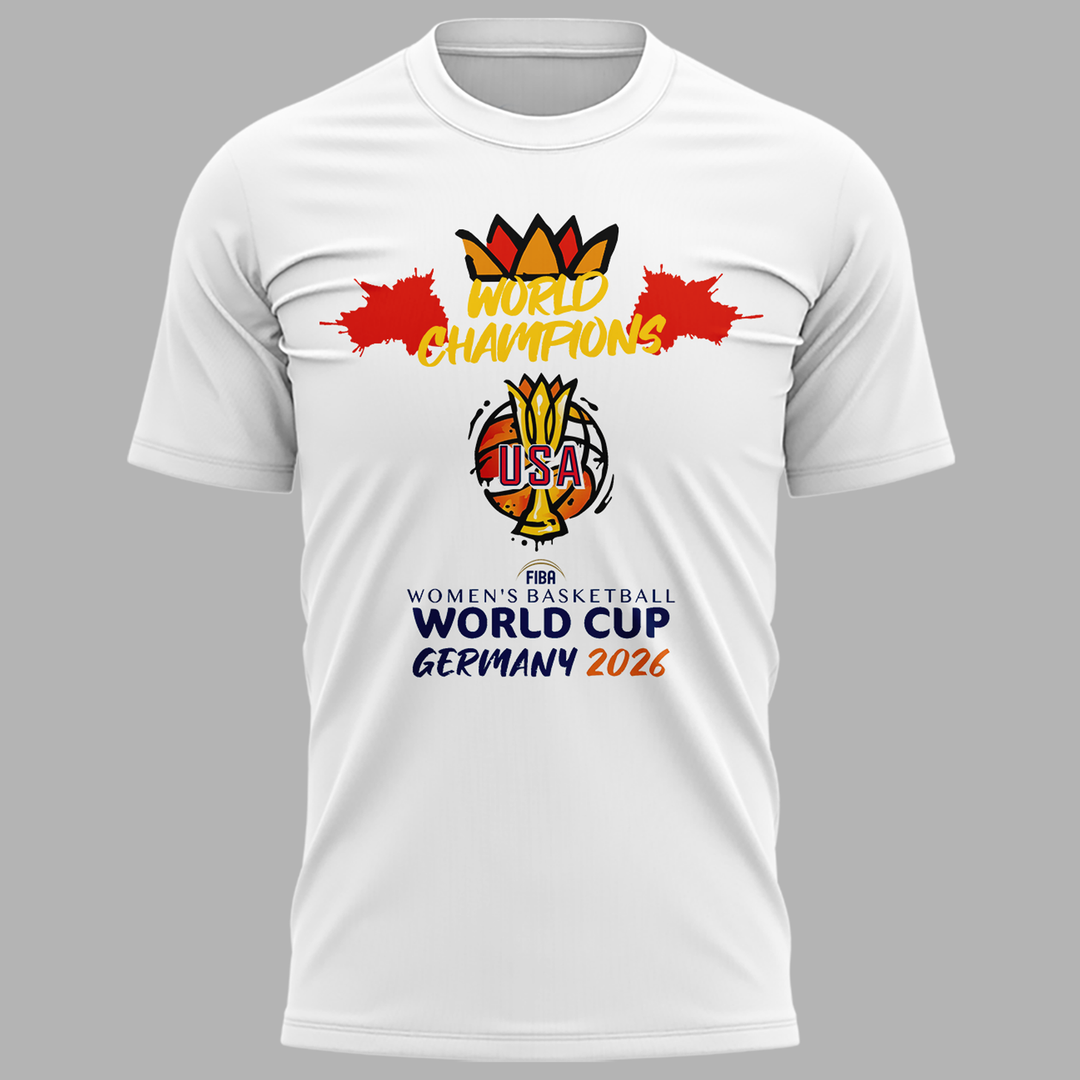 USA Basketball 2026 FIBA WOMEN’S WORLD CUP CHAMPIONS T-shirt