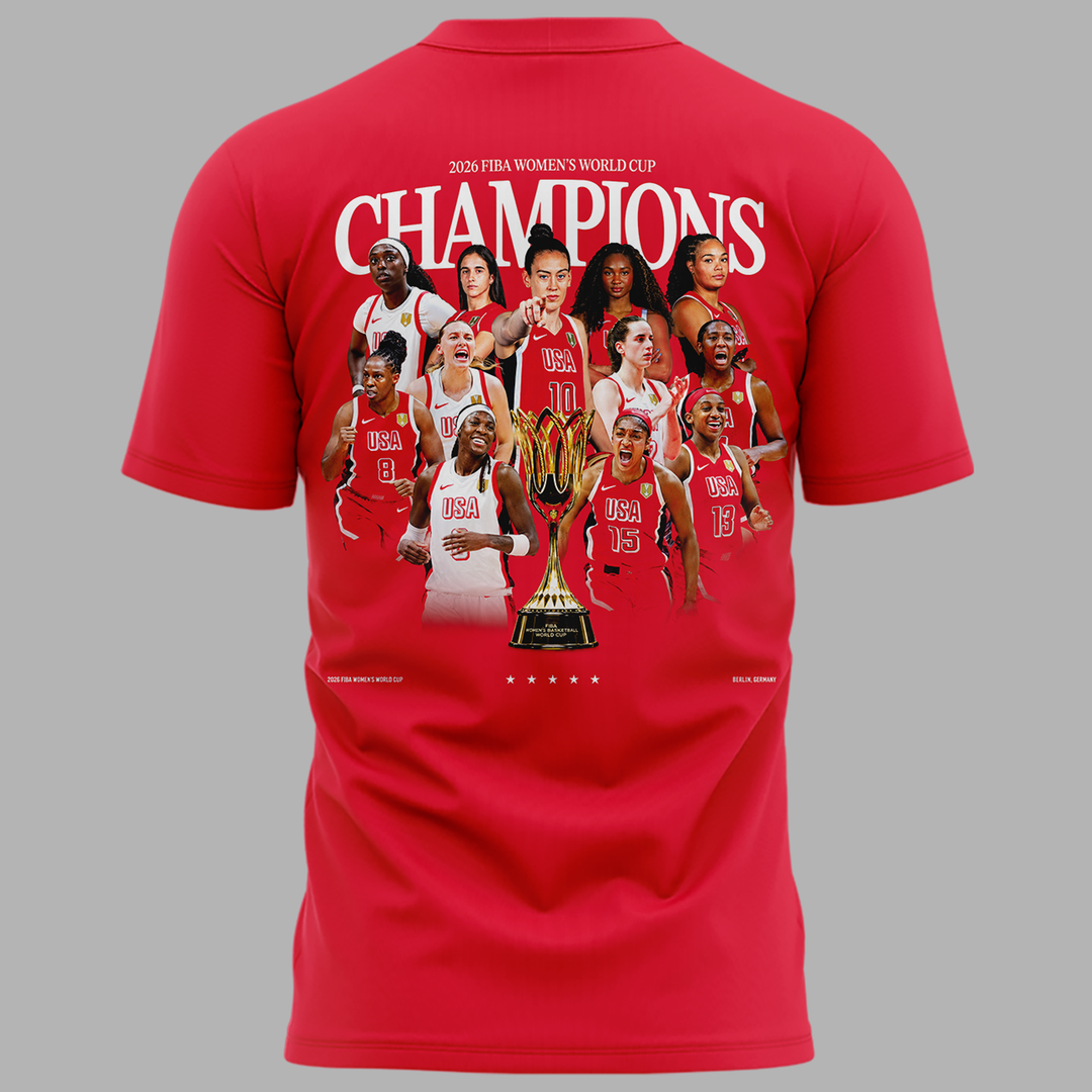 USA Basketball 2026 FIBA WOMEN’S WORLD CUP CHAMPIONS T-shirt