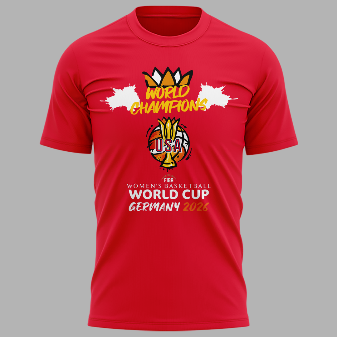 USA Basketball 2026 FIBA WOMEN’S WORLD CUP CHAMPIONS T-shirt