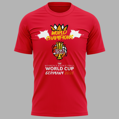 USA Basketball 2026 FIBA WOMEN’S WORLD CUP CHAMPIONS T-shirt
