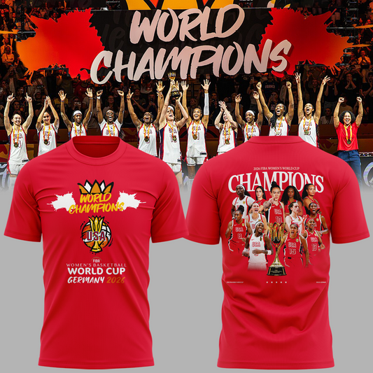 USA Basketball 2026 FIBA WOMEN’S WORLD CUP CHAMPIONS T-shirt