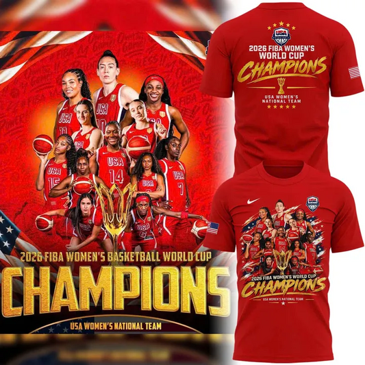 08.USA Basketball 2026 FIBA WOMEN’S WORLD CUP CHAMPIONS T-shirt