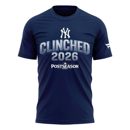 New York Yankees Fanatics Navy 2026 Postseason T-shirt